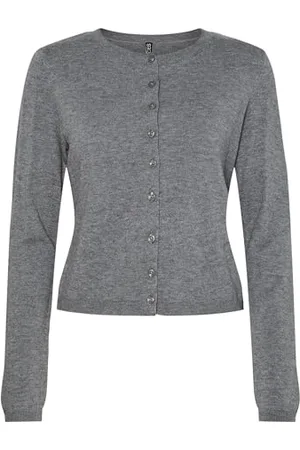 Pieces® Pcnatalie LS O-Neck Knit Cardigan Maglione, , S Donna