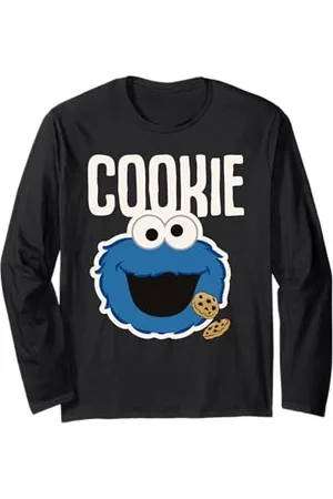 Sesamstraat Cookie Monster Patch, Maglia a Manica