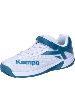 Kempa Wing 2.0 Junior, Scarpe Sportive, Bianco/Blu Scuro, 30 EU