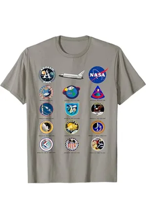 Nasa NASA Apollo Missioni Patch Insignia Meatball Logo Maglietta