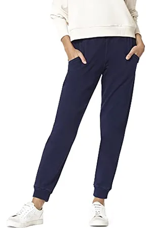 HUE Felpa Denim Vita Alta Jogger Leggings Calzetteria, , XS Donna