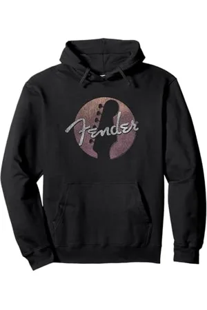 Fender Classic Circled Logo Felpa con Cappuccio