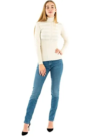Morgan Pull Manche Longue col Roulé Lurex Mentosa Maglione, , TL Donna