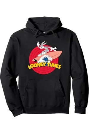 LOONEY TUNES Bugs Bunny Surfing Felpa con Cappuccio