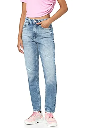 ONLY Mujer Onlveneda Hw Mom Rip Rep Rea931 Noos Jeans, , XS / 34L