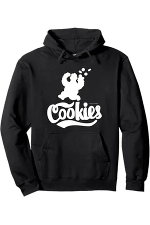 Sesamstraat Cookies White Silhouette, Felpa con Cappuccio