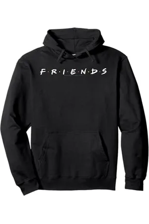 Friends Logo White Felpa con Cappuccio