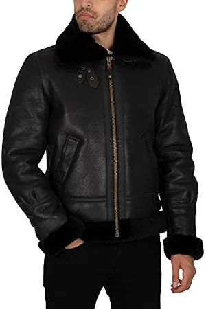 Schott NYC LC1259, Giacca di Pelle Uomo, (Black), M