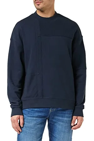 Mustang Style Ben Patchwork CN Pullover, , M Uomo
