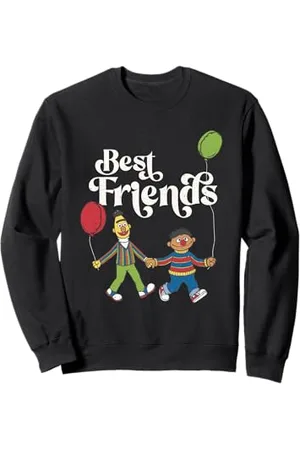 Sesamstraat Best Friends, bianco, Felpa