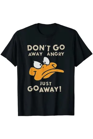 LOONEY TUNES Daffy Duck Just Go Away Maglietta