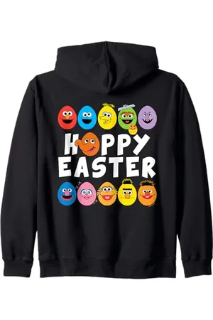 Sesamstraat Hoppy Easter Character Eggs Felpa con Cappuccio