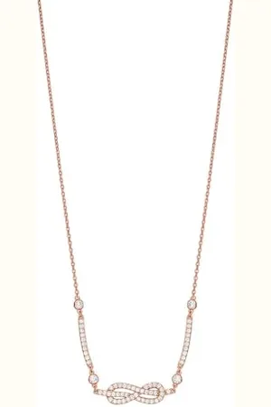 Emporio Armani Collana a catenina da donna in ottone color oro rosa, EGS3108221