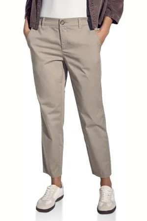 Street one A378680 Pantaloni Chino Morbidi in Twill, , 38W x 28L Donna
