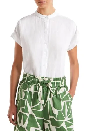 Benetton Camicione 5BMLDQ077 Camicia, , L Donna
