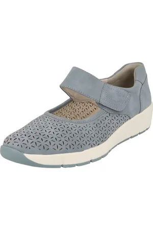 Jana Damen Halbschuhe mit Klettverschluss Vegan, Scarpe da Ginnastica Donna, , 37 EU
