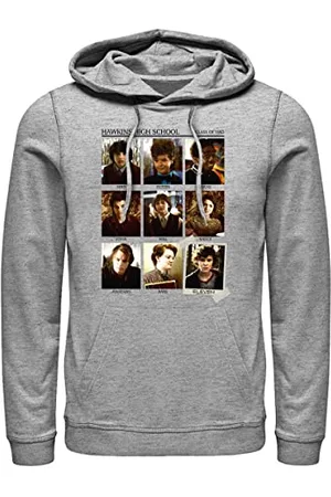 Stranger Things Hawkins-Felpa con Cappuccio, , XXL Unisex-Adulto