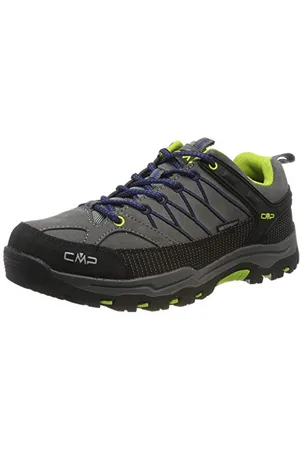 CMP Kids Rigel Low Trekking Shoes Wp, Scarpe da trekking Unisex - Bambini e ragazzi, Graffite-Marine, 39 EU