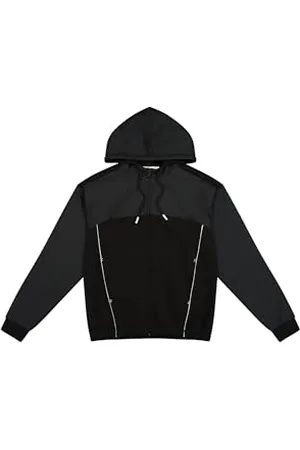 Champion Legacy C-Tech W (117474) -TCV Stretch Poly-Cotton Interlock Full-Zip Felpa con Cappuccio, (NBK), XS Donna