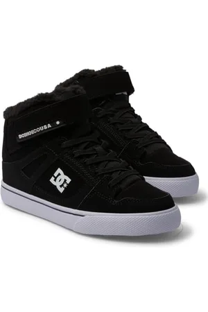 Dcshoes Pure High-Top WNT Ev, Scarpe da Ginnastica, Nero Bianco, 28 EU
