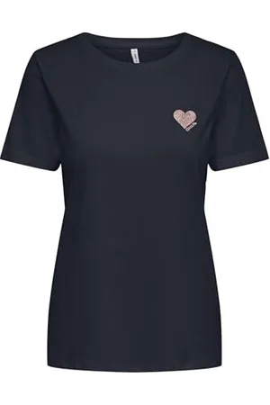 ONLY Onlkita Life S/S Logo Top Noos T-Shirt, , S Donna