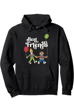 Sesamstraat Best Friends, bianco, Felpa con Cappuccio
