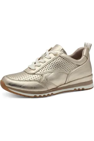 Marco Tozzi Damen Sneaker 2-23772-44, Scarpe da Ginnastica Donna, Gold, 37 EU