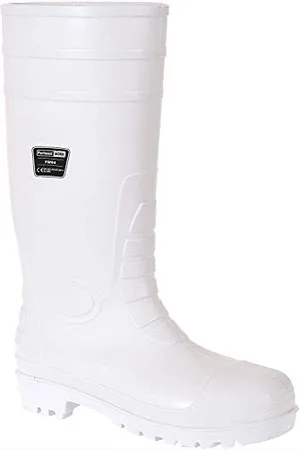 Portwest FW84 S4 Stivali di Sicurezza in Gomma, Unisex - Adulto, SRC, Bianco (Bianco WHR), 44 EU (10 UK)