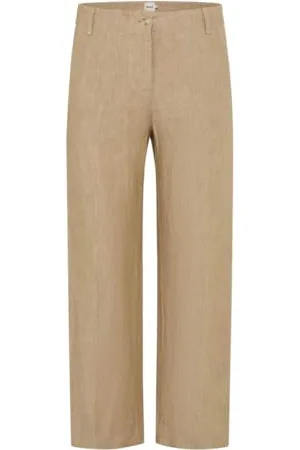 Brax Style.Maine S Pure Linen Quality Pantaloni, , 32W x 30L Donna