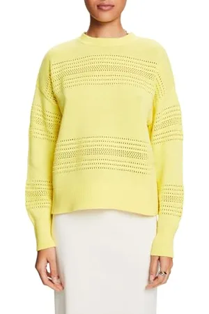 ESPRIT 034ee1i306 Maglione, 770 Pastel Yellow, M Donna