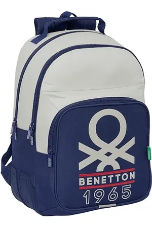 Safta BENETTON VARSITY - Zaino scuola per bambini, ideale per bambini di diverse età, comodo e versatile, qualità e resistenza, 32 x 15 x 42 cm, colore: , , Estándar