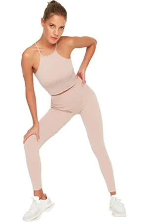 Trendyol Gestrickte Sportstöße Pantaloni da Yoga, , Medium/Large da Donna