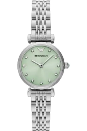 Emporio Armani Orologio Analogico al Quarzo Donna con Cinturino in Acciaio Inossidabile AR11667, , 28 mm
