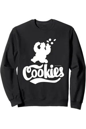 Sesamstraat Cookies White Silhouette, Felpa