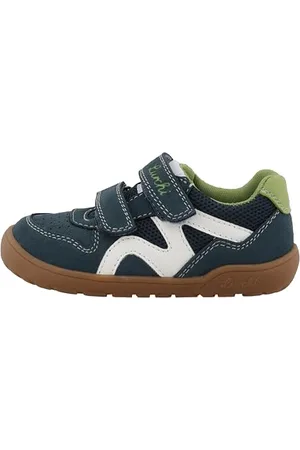 Lurchi 84L0013007, Scarpe da Ginnastica Unisex-Bambini, Jeans-Green, 26 EU Larga