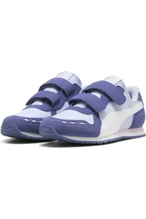 PUMA Cabana Racer SL 20 V PS, Scarpe da Ginnastica, Cool Weather White-Blue Crystal-Rose Mauve, 32.5 EU