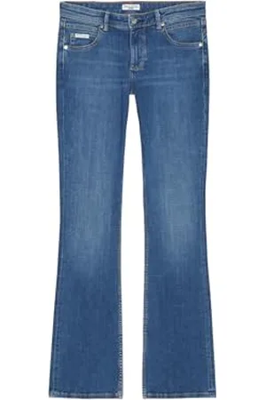 Marc O’ Polo Marc OߴPolo Denim Donna Pantaloni in Jeans parzialmente Elasticizzati Bootcut, Blu (Medium Blue Multi 21), W30/L32