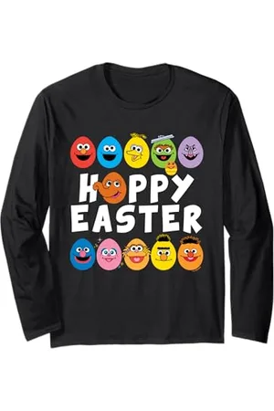 Sesamstraat Hoppy Easter Character Eggs Maglia a Manica