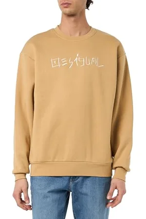 Desigual Man Knit Sweat-Felpa a Maniche Lunghe Maglia di Tuta, , S Uomo
