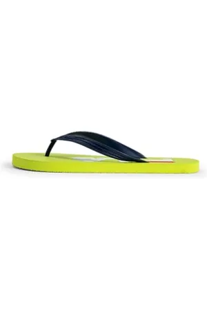 Fila Troy Slipper, Infradito Uomo, Acid Lime Navy, 40 EU