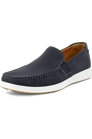 Ecco Mocassino da uomo S Lite Moc Summer Driving Style, Nero/Nero Perforato, 39.5/40 EU