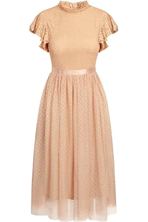 Apart ApartFashion Abito Vestito, Beige, 44 Donna
