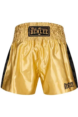 Benlee Goldy Pantaloni da Boxe, Oro/Nero, L Uomo