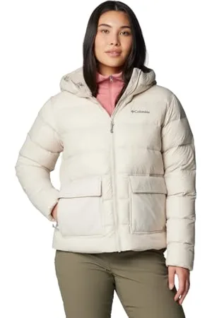 Columbia Harmony Falls Hooded Down Jacket Piumino con Cappuccio, , M Donna