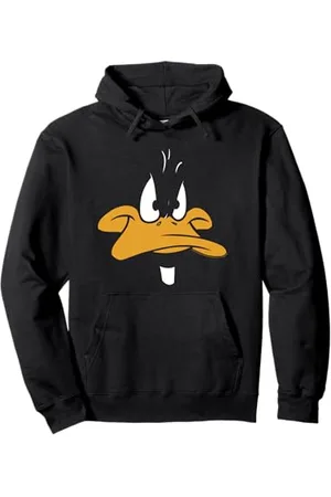 LOONEY TUNES Daffy Duck Big Face Felpa con Cappuccio