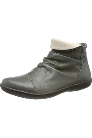 Andrea Conti 0020055, Stivaletto Donna, Schiefer/Silbergrau, 36 EU