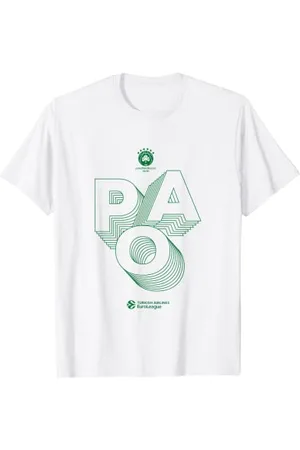 Euroleague Panathinaikos Collezione Logo Verde Maglietta