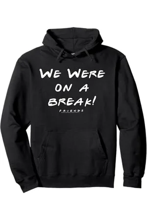 Friends We Were On A Break Text Felpa con Cappuccio