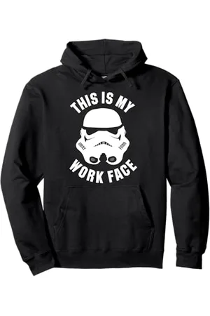 STAR WARS Stormtrooper Work Face Helmet Felpa con Cappuccio