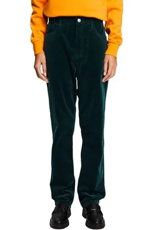 ESPRIT 103EE1B313 Pantaloni, 305/Verde Smeraldo, 27W x 32L Donna